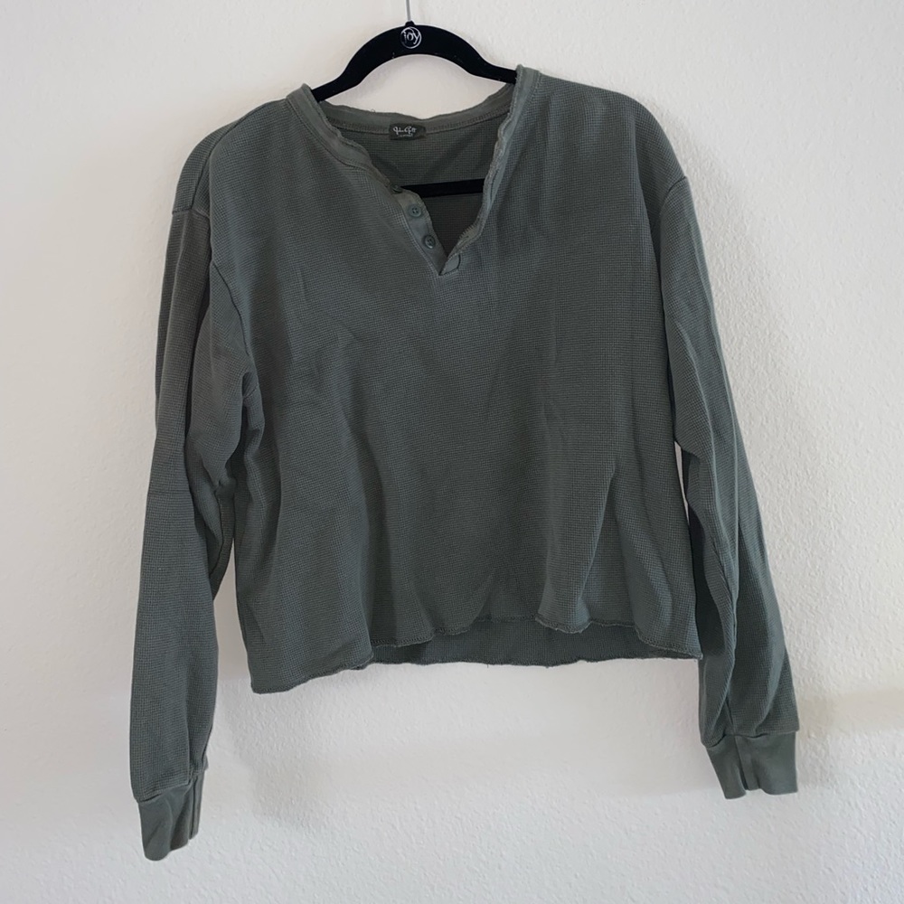 Army Green Loose Fit Comfy Shirt